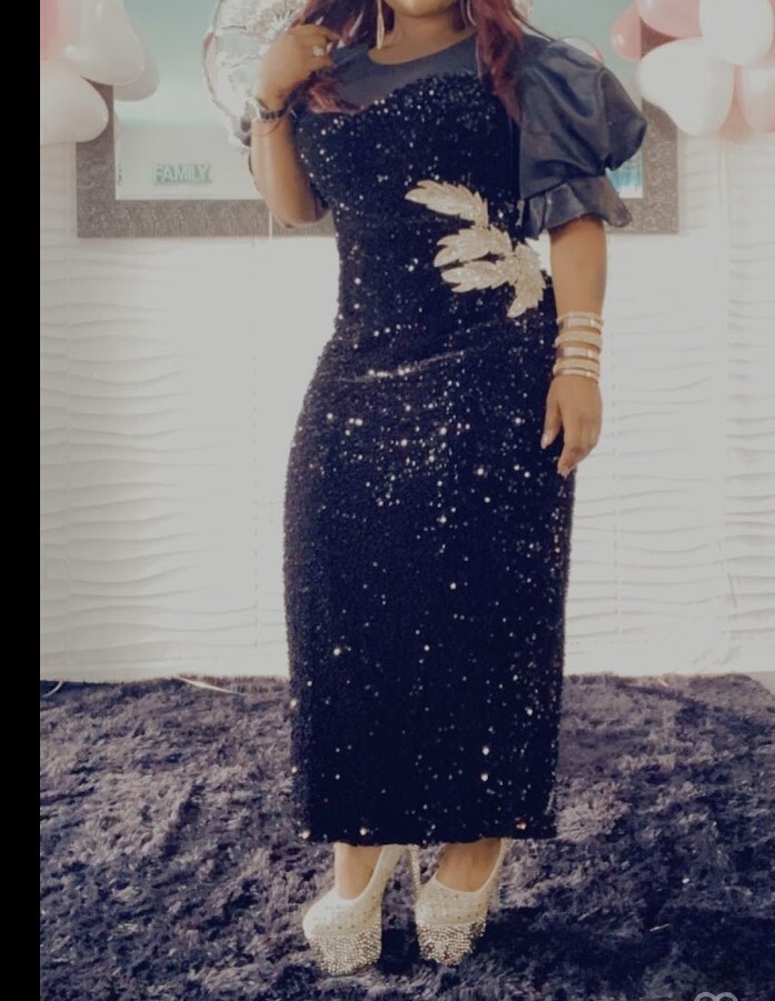 ebay black sequin dress Sequin Black Dresses