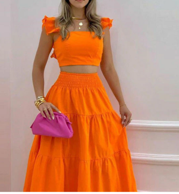 Feminine Tops &amp; Skirts Sets