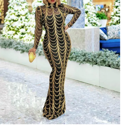 Sexy Glitter Long Dress