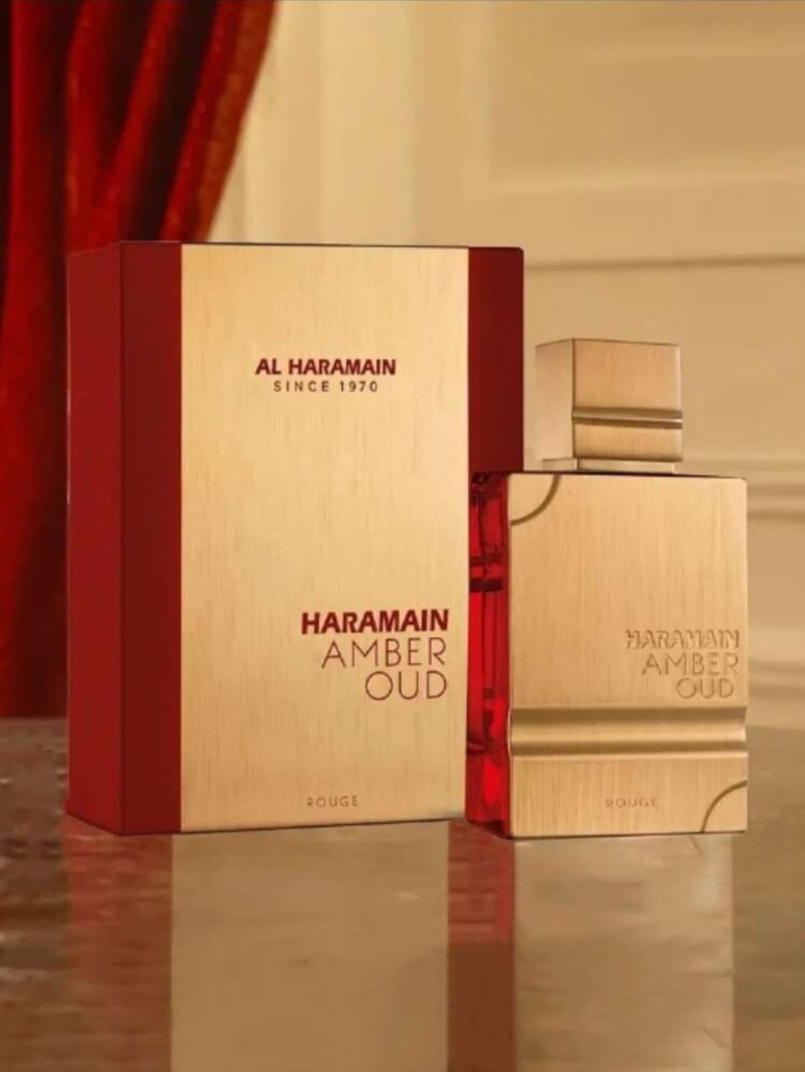 AIl Haramain Amber Oud Rouge Edition - Arabian Perfume For Women And Men - Unisex Amber Perfume - Long Lasting Perfume For Men And Women - 2.0 Oz