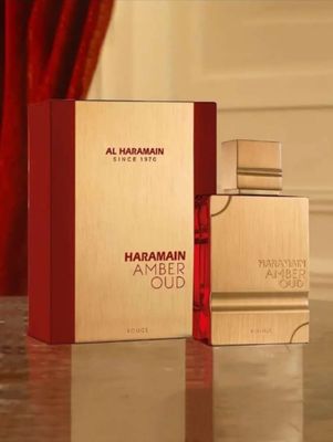 AIl Haramain Amber Oud Rouge Edition - Arabian Perfume For Women And Men - Unisex Amber Perfume - Long Lasting Perfume For Men And Women - 2.0 Oz