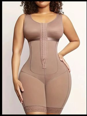 Bodysuit with Zipper, Abdominal Tummy Control, Push-Up, Breast Lift, and Butt Lifting