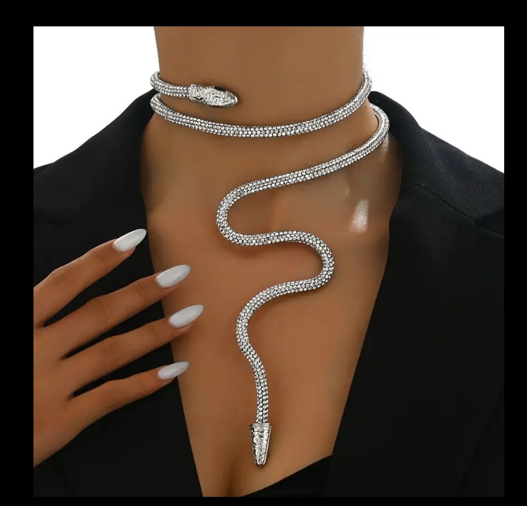 Shiny Snake Necklace