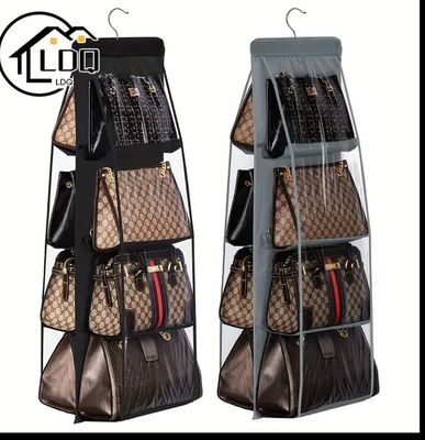 1pc LDQ Multi-Layer Handbag Organizer with 8 Pockets