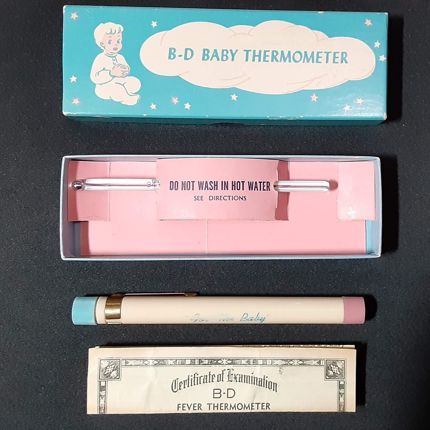 B-D Baby Fever Thermometer ~ 1950 B-D Baby Fever Thermometer ~ 1950