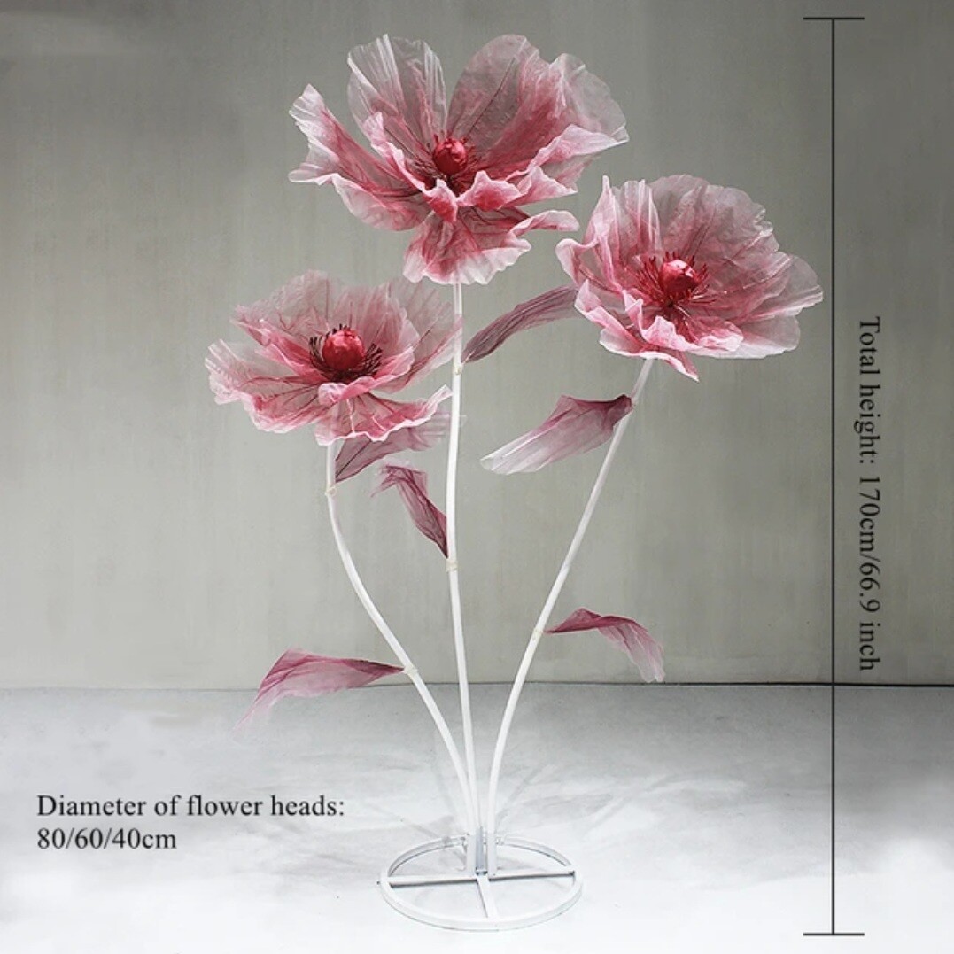 Red Sheer Flower Bouquet