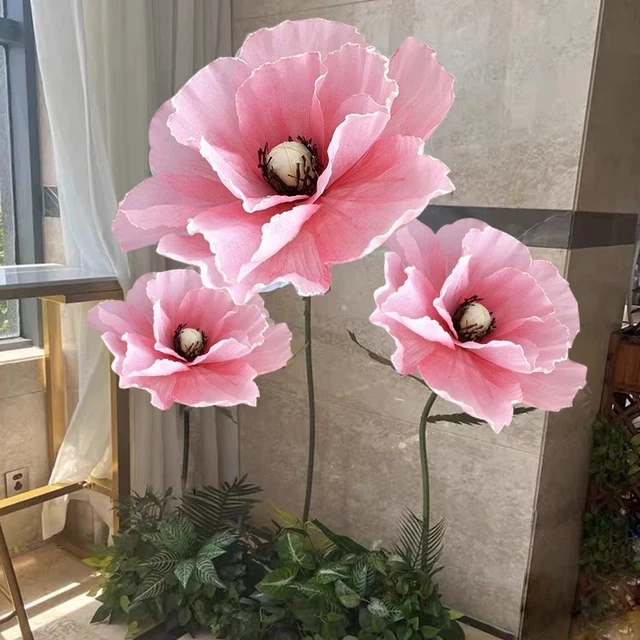 Set of 3 - Pink Flowers