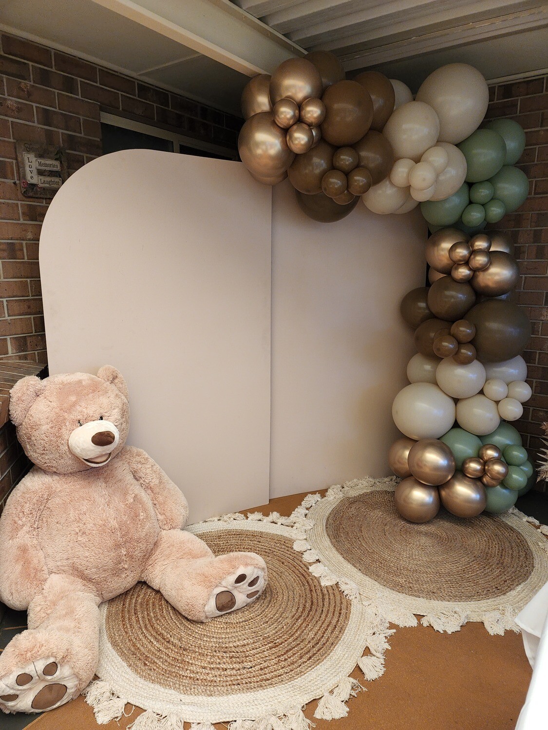 Teddy Backdrop Complete Setting