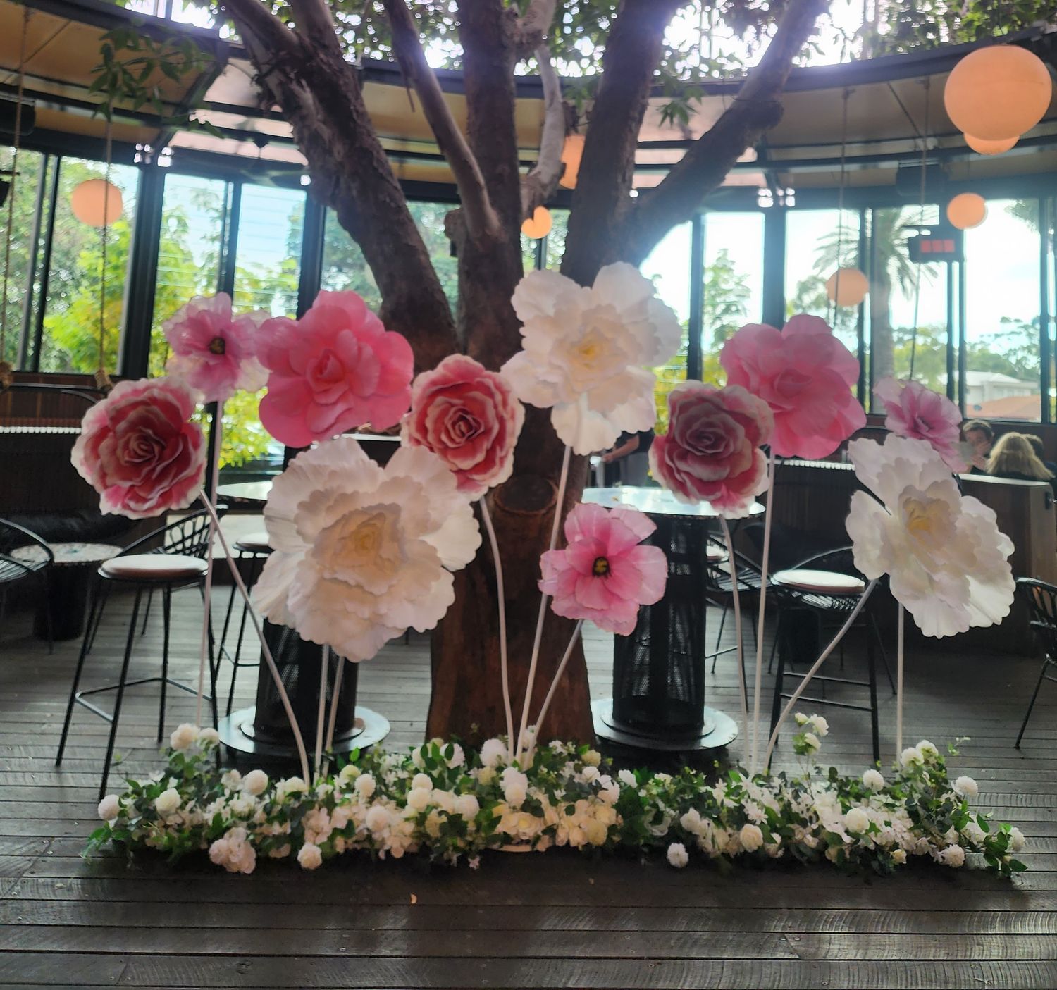 Giant Flower Photo Display