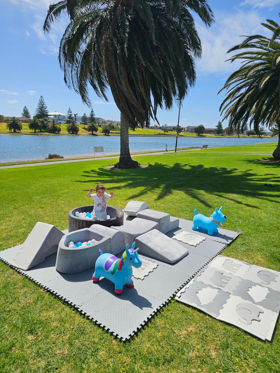 Plush Grey Soft Play