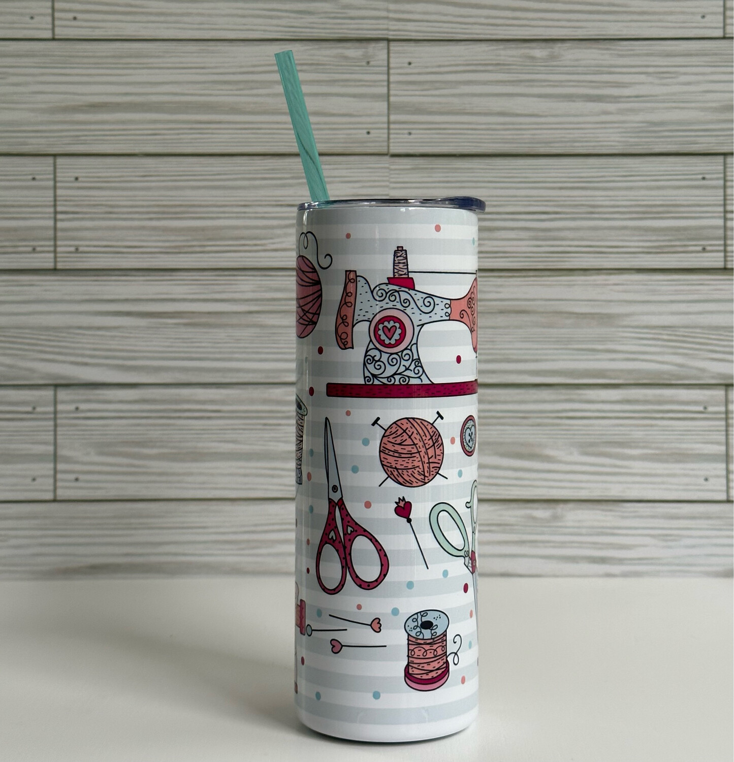 Pink Threads Tumbler