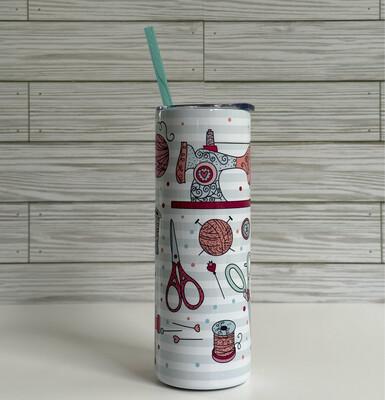 Pink Threads Tumbler