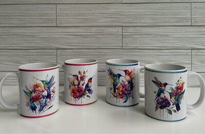 Hummingbird Mug Set