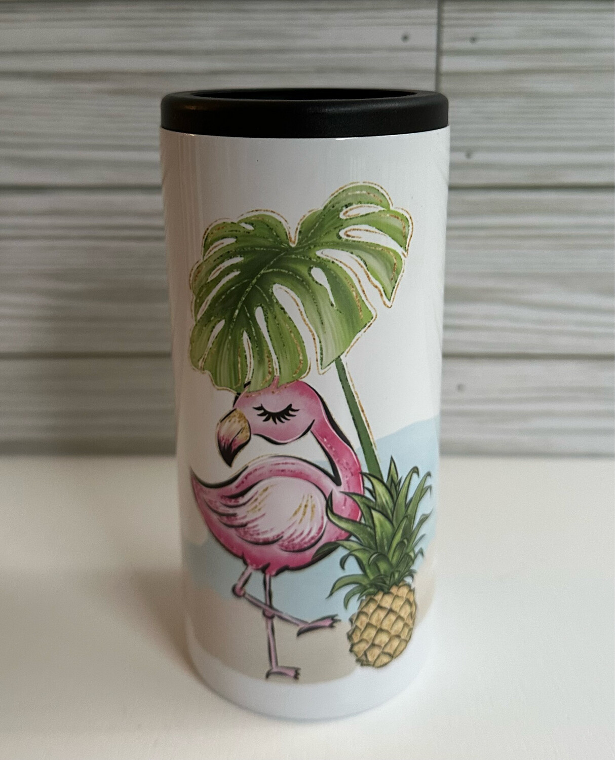 Skinny Flamingo Can Cooler