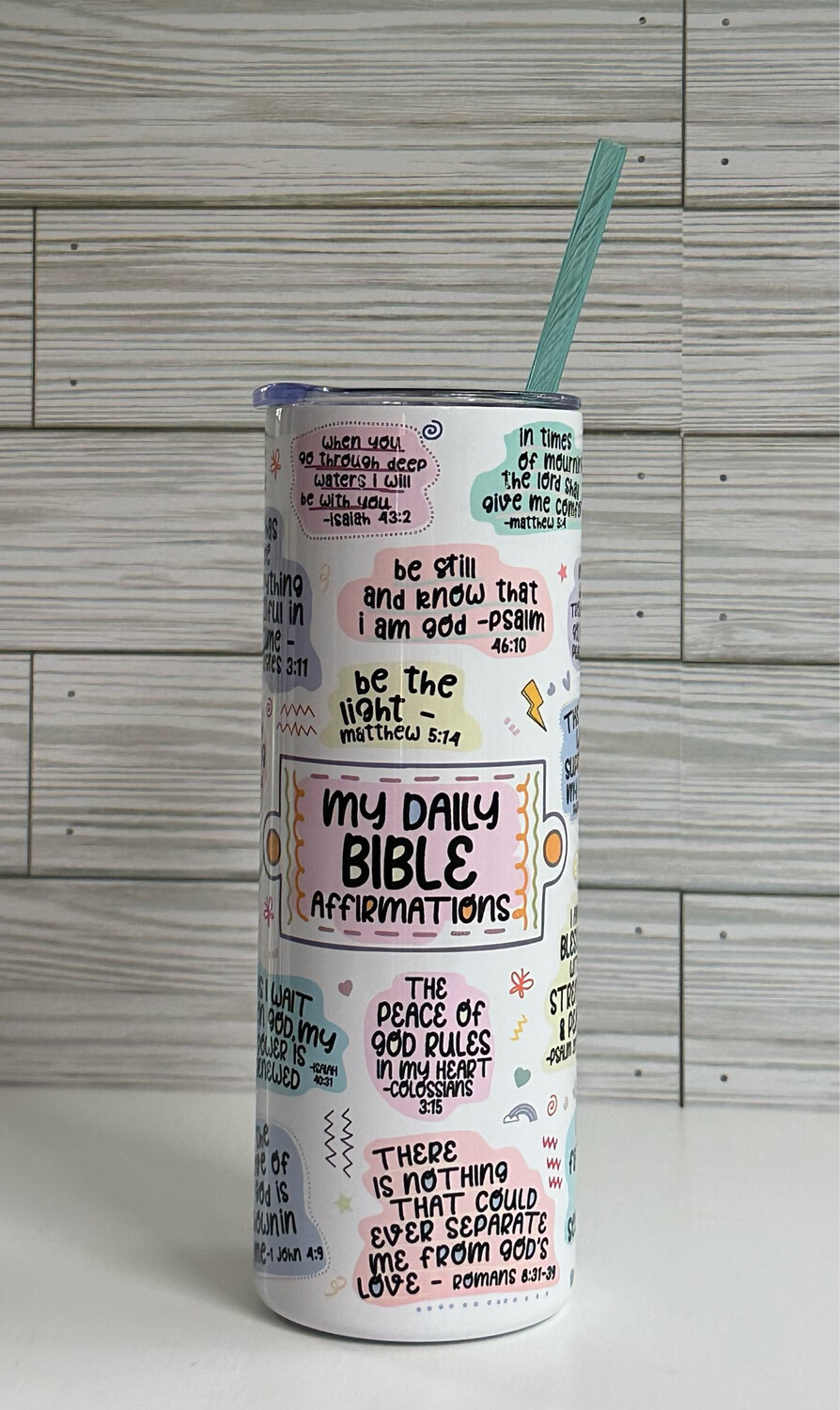 Bible Affirmation Tumbler