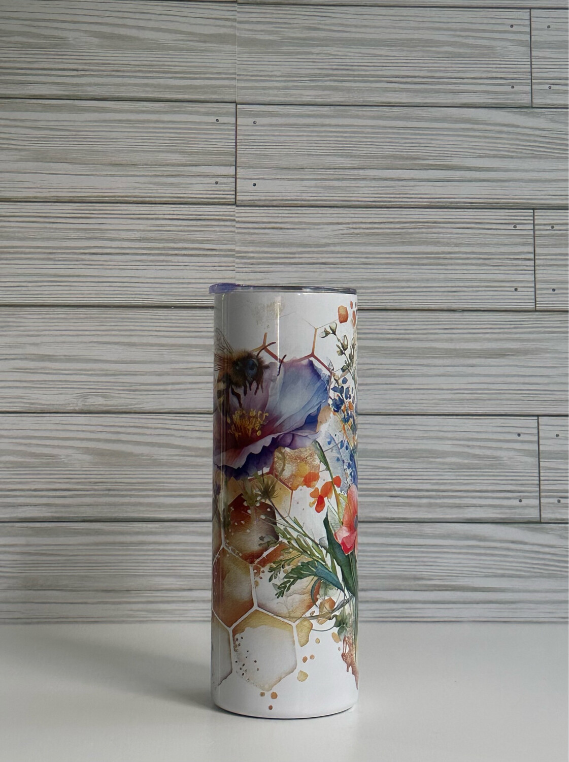 Floral Bee Tumbler