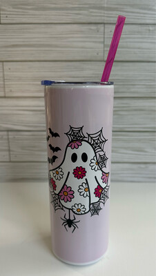 Hey Boo Pink Tumbler
