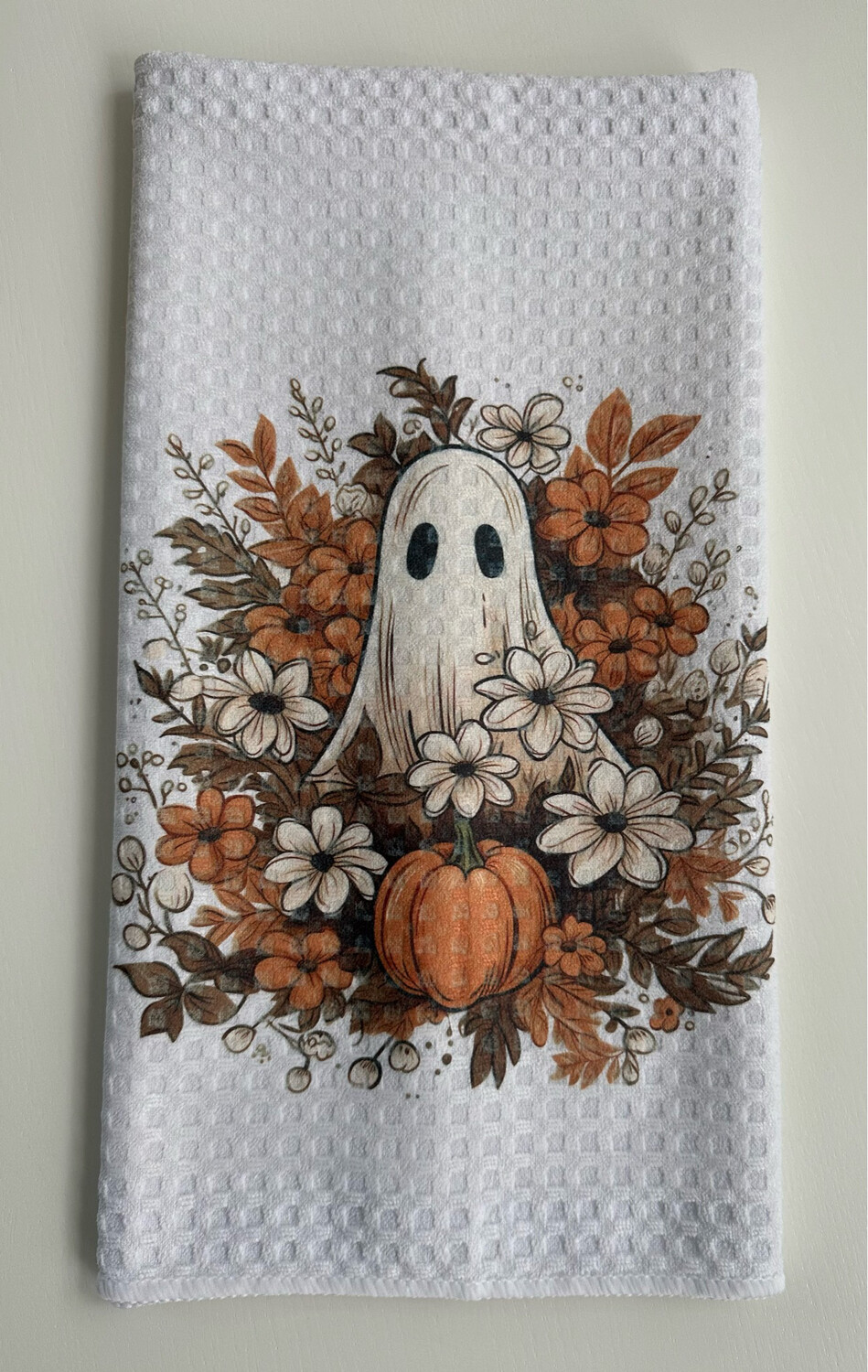 Halloween/Fall Ghost Hand Towel