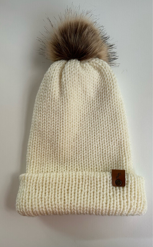 Cream Beanie