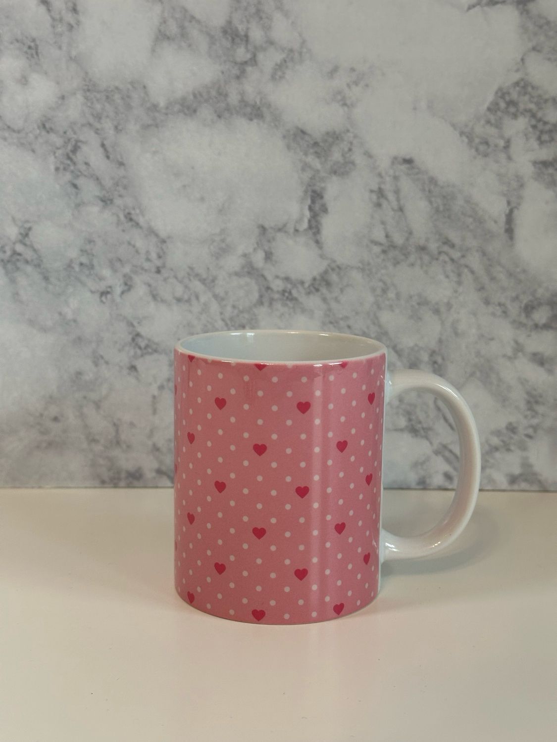 Pink Heart Mug