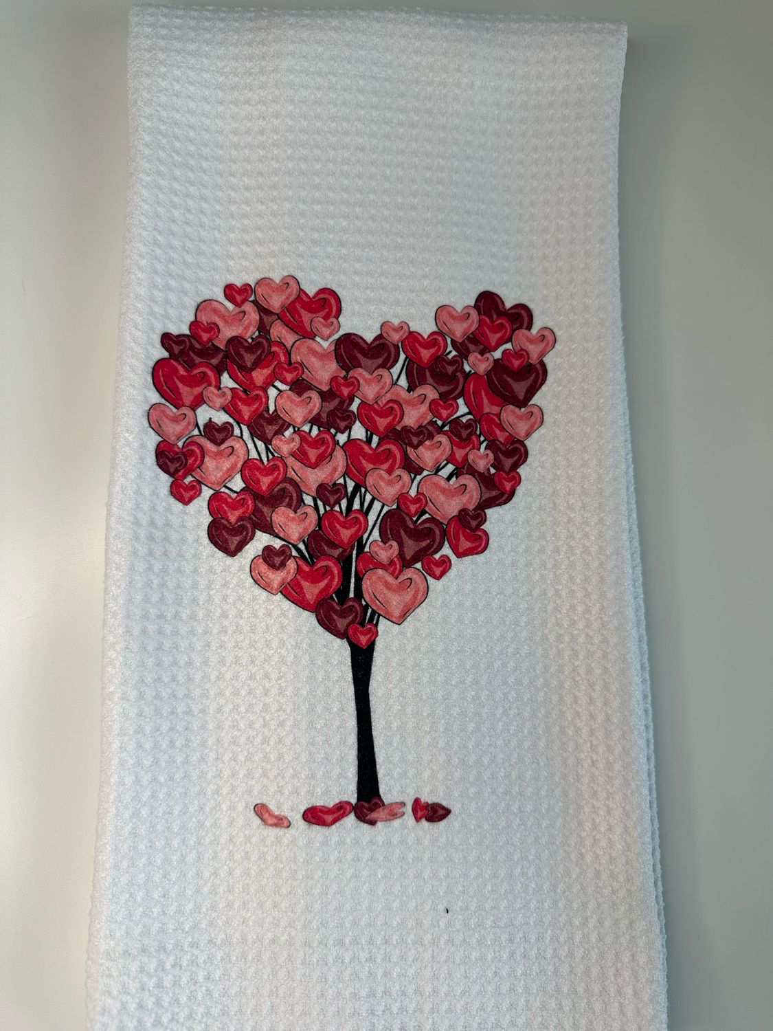 Heart Tree Hand Towel