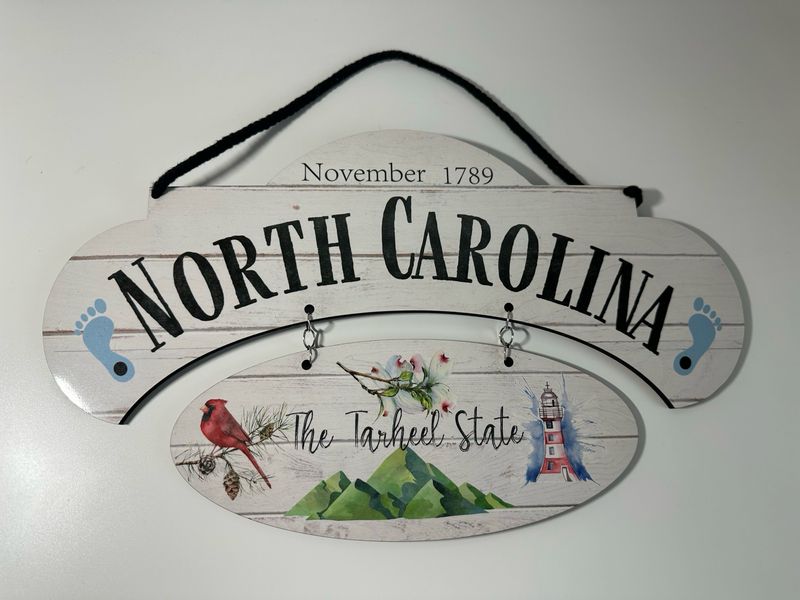 North Carolina Door Hanger