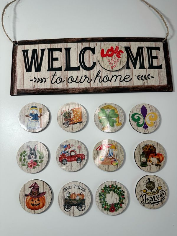 Welcome Sign For The Holidays