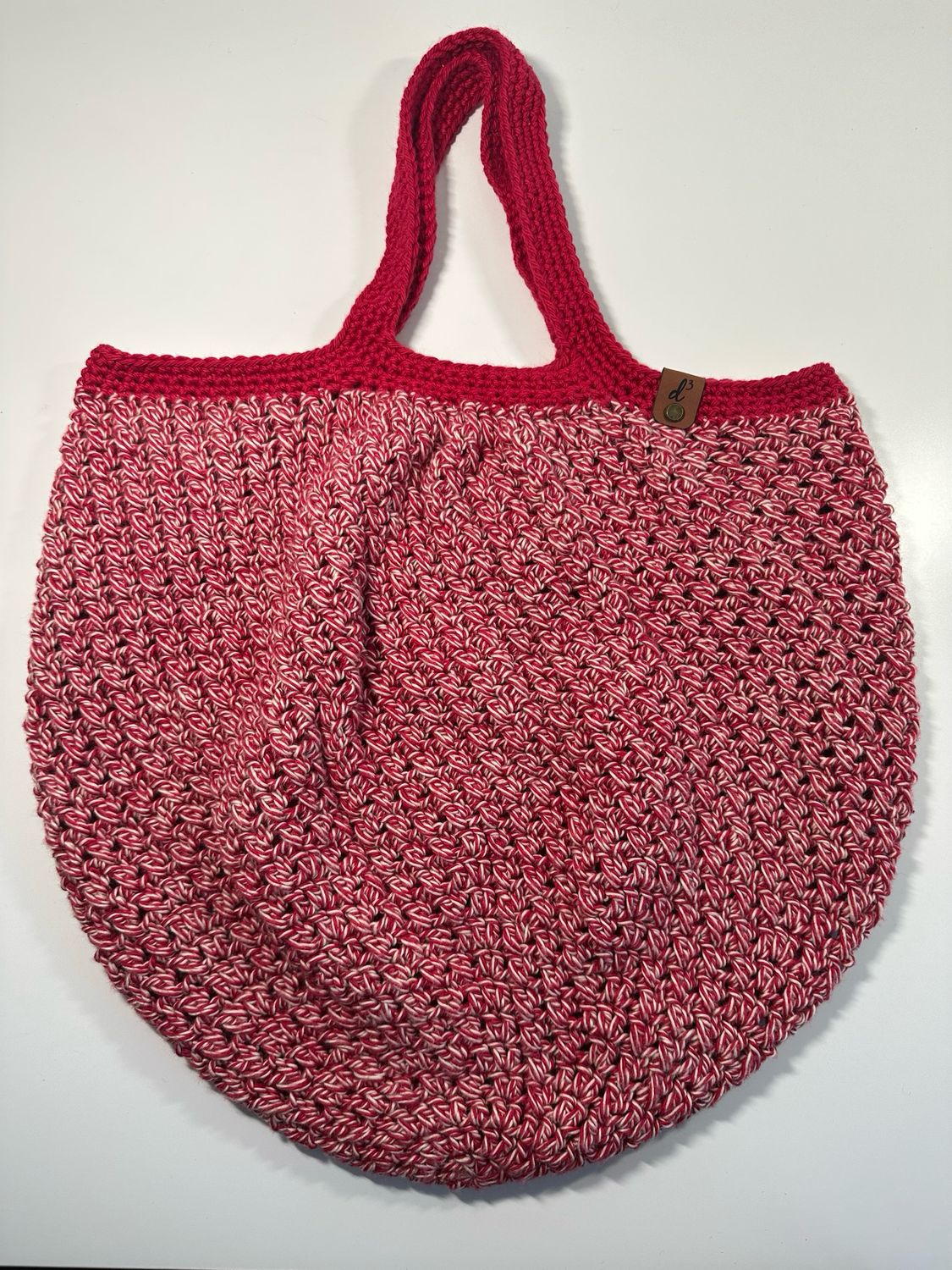 Handmade Market Tote Red Monkey