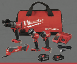 M18 FUEL 4-Tool Combo Kit - Get 2 free bare tools M18 FUEL 4-Tool Combo Kit - Get 2 free bare tools