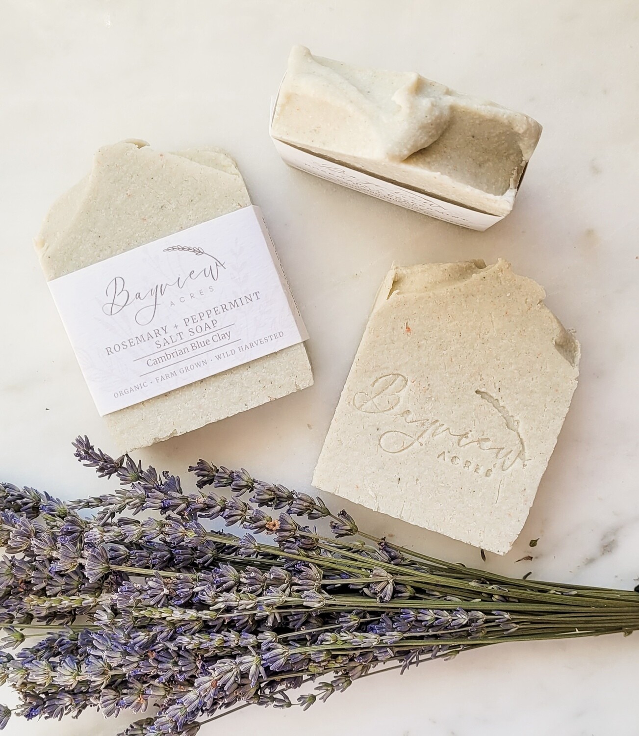 Rosemary and Peppermint Salt Soap