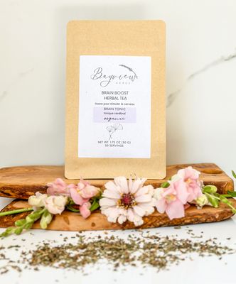 Brain Boost Organic Herbal Tea