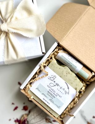 Lip Balm and Soap Gift Box