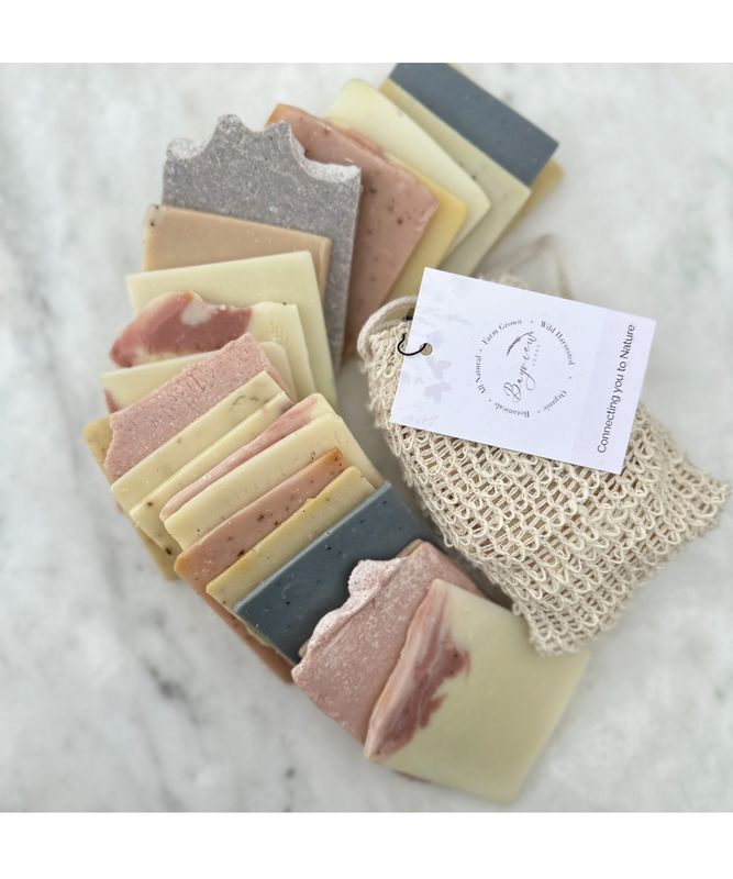 Soap Ends Bundle &amp; Exfoliating Pouch