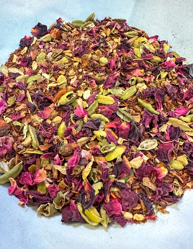Rooibos and Rose Chai Organic Herbal Tea