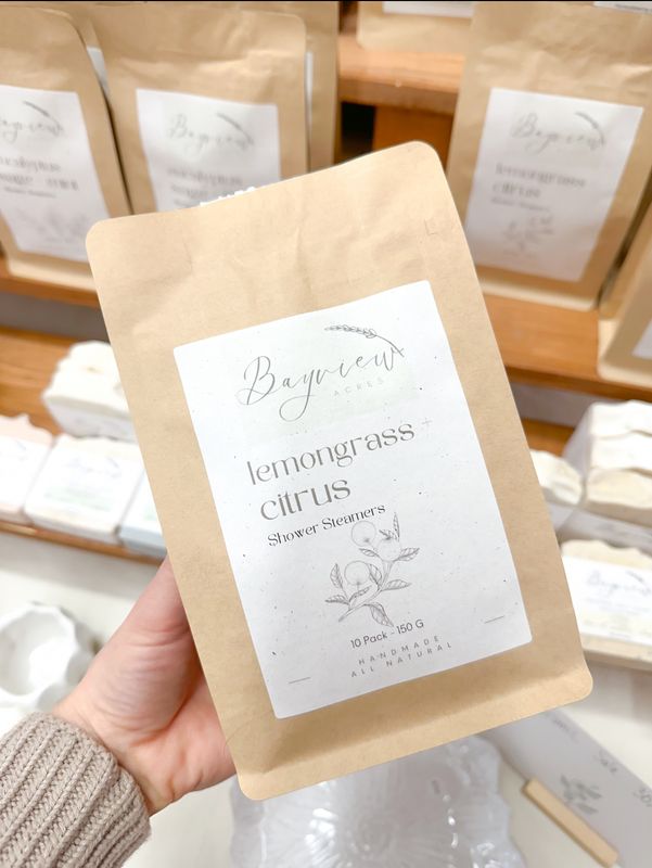 Lemongrass + Citrus Shower Steamers