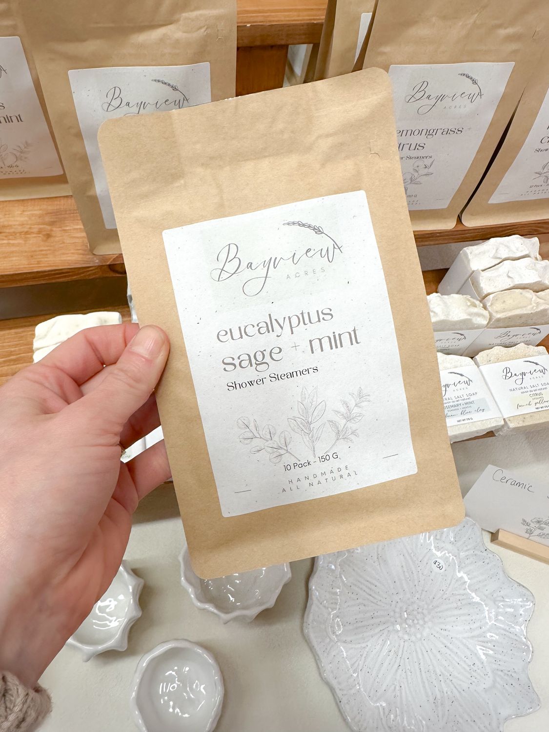 Eucalyptus, Sage + Mint Shower Steamers