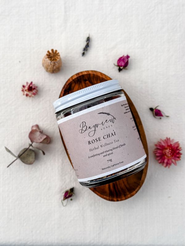Rooibos and Rose Chai Organic Herbal Tea