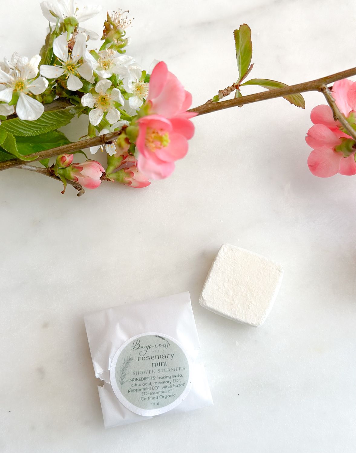 Rosemary + Mint Shower Steamer Single