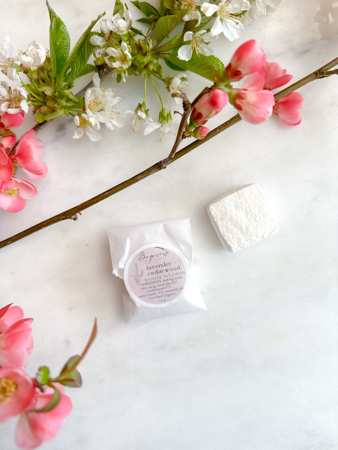 Lavender + Cedarwood Shower Steamer Single