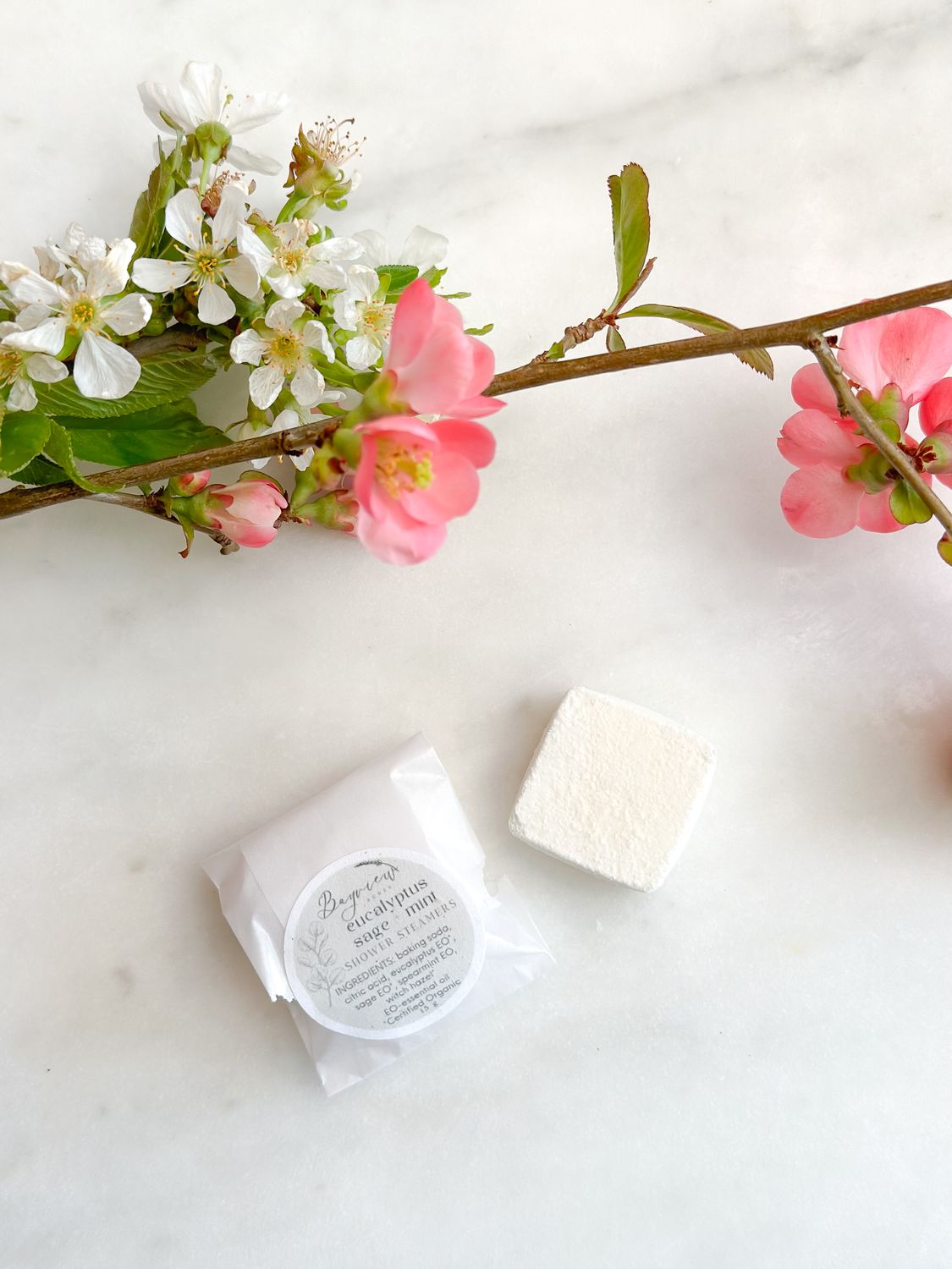 Eucalyptus, Sage + Mint Shower Steamer Single