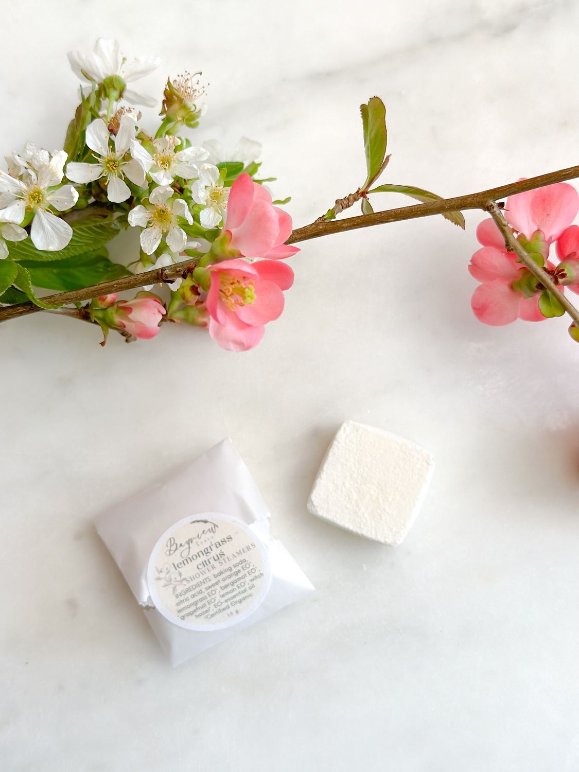 Lemongrass + Citrus Shower Steamer Single