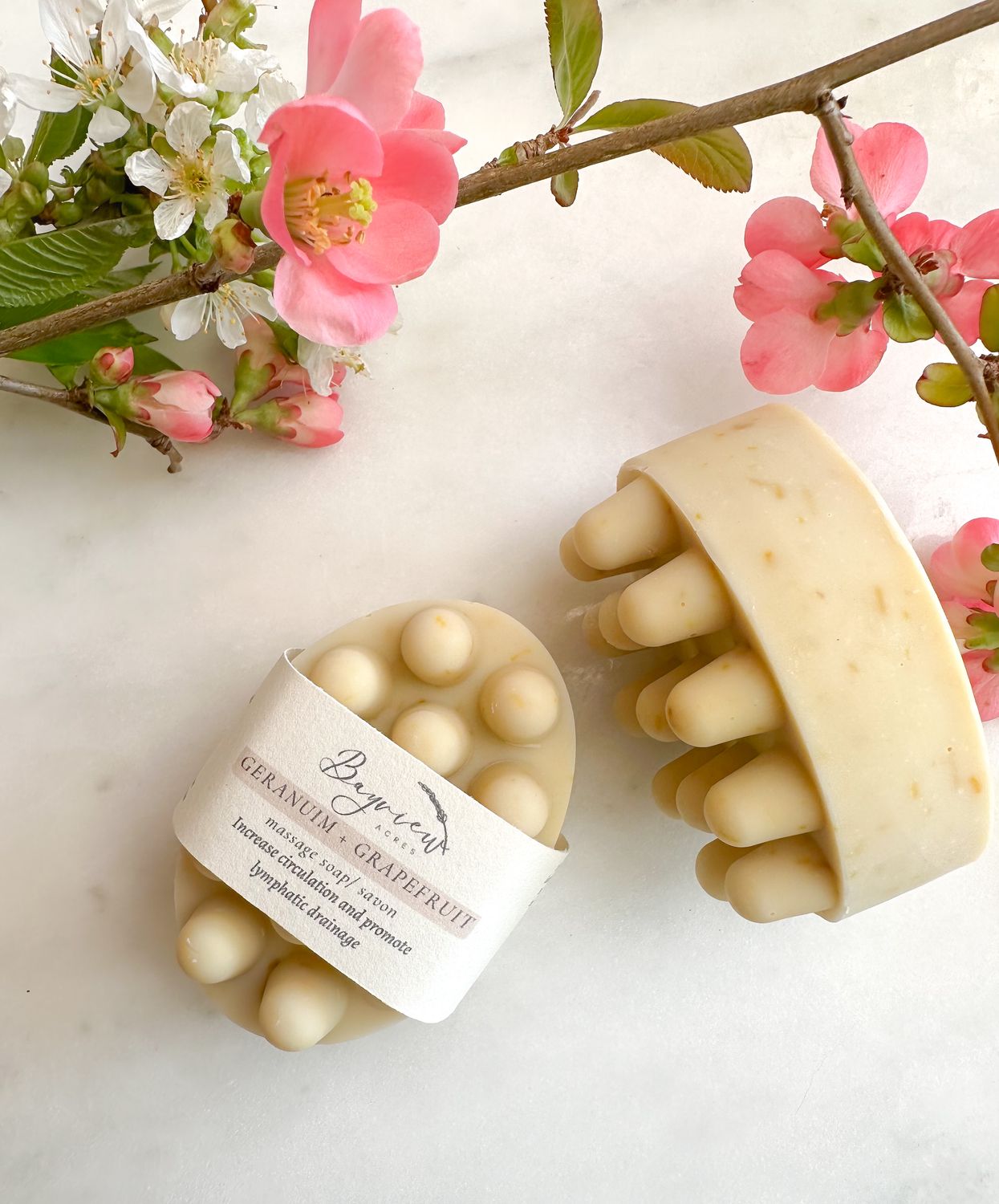 Geranium + Grapefruit Massage Soap