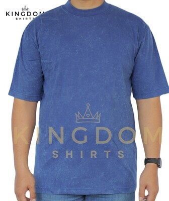WHOLESALE!!! Blue Acid Washed Pro-club Inspired Shirt