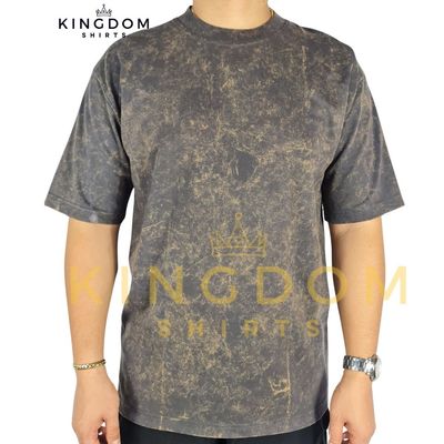 Charcoal Acid Washed Pro-club Inspired Shirt