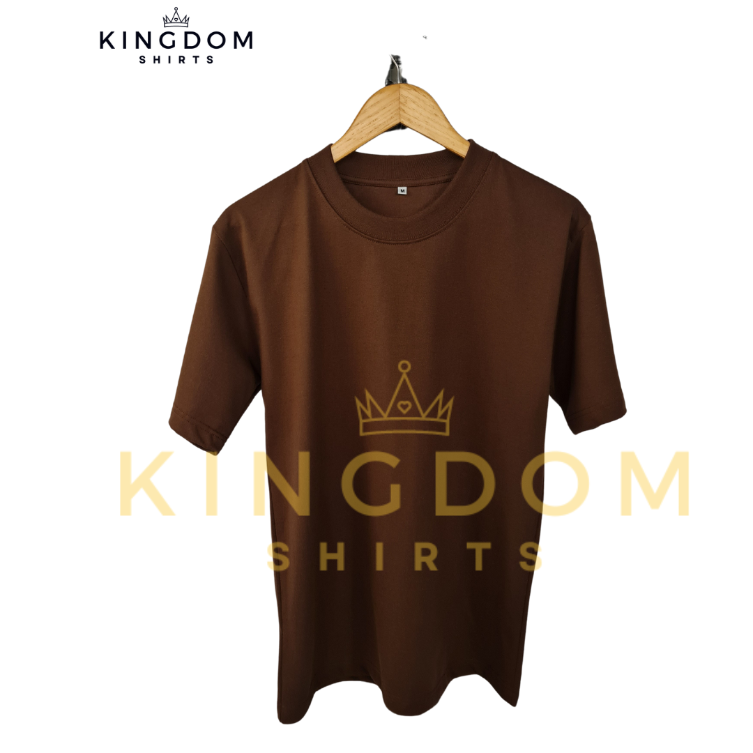 WHOLESALE!! CHOCO BROWN Plain Pro-club Inspired Shirt