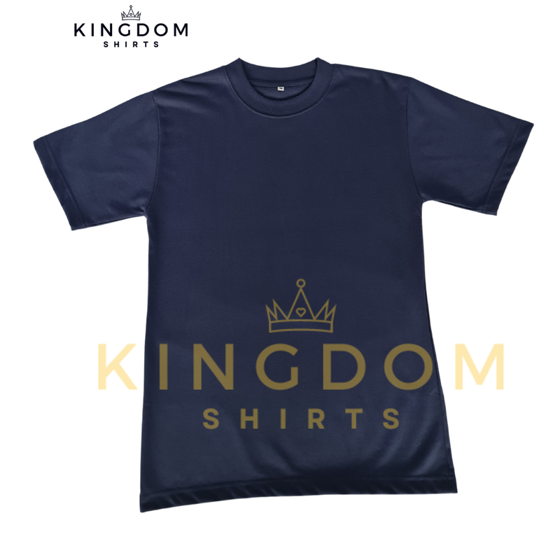 WHOLESALE!! Navy Blue Plain Pro-club Inspired Shirt