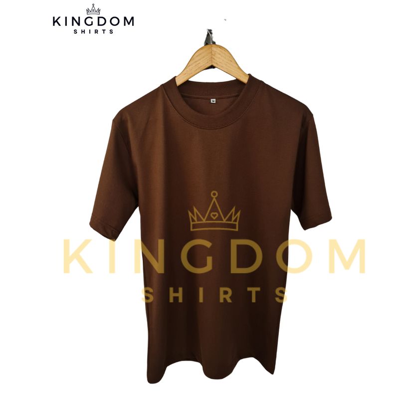 WHOLESALE!! CHOCO BROWN Plain Pro-club Inspired Shirt