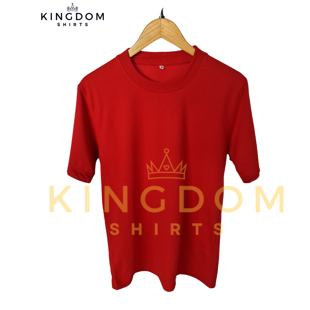 WHOLESALE!! RED Plain Pro-club Inspired Shirt