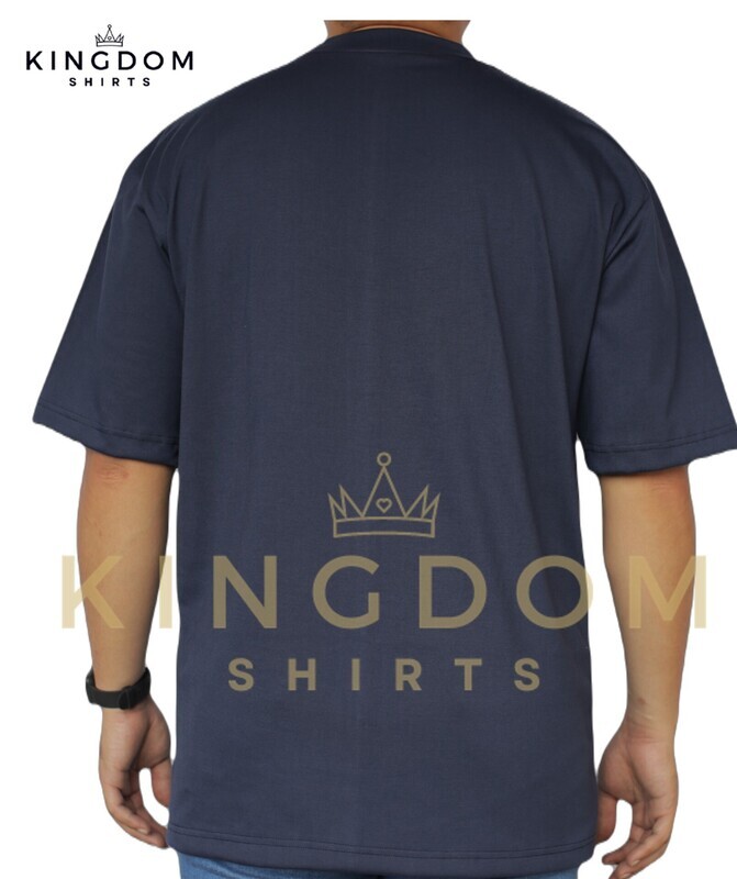 WHOLESALE!! Navy Blue Plain Pro-club Inspired Shirt