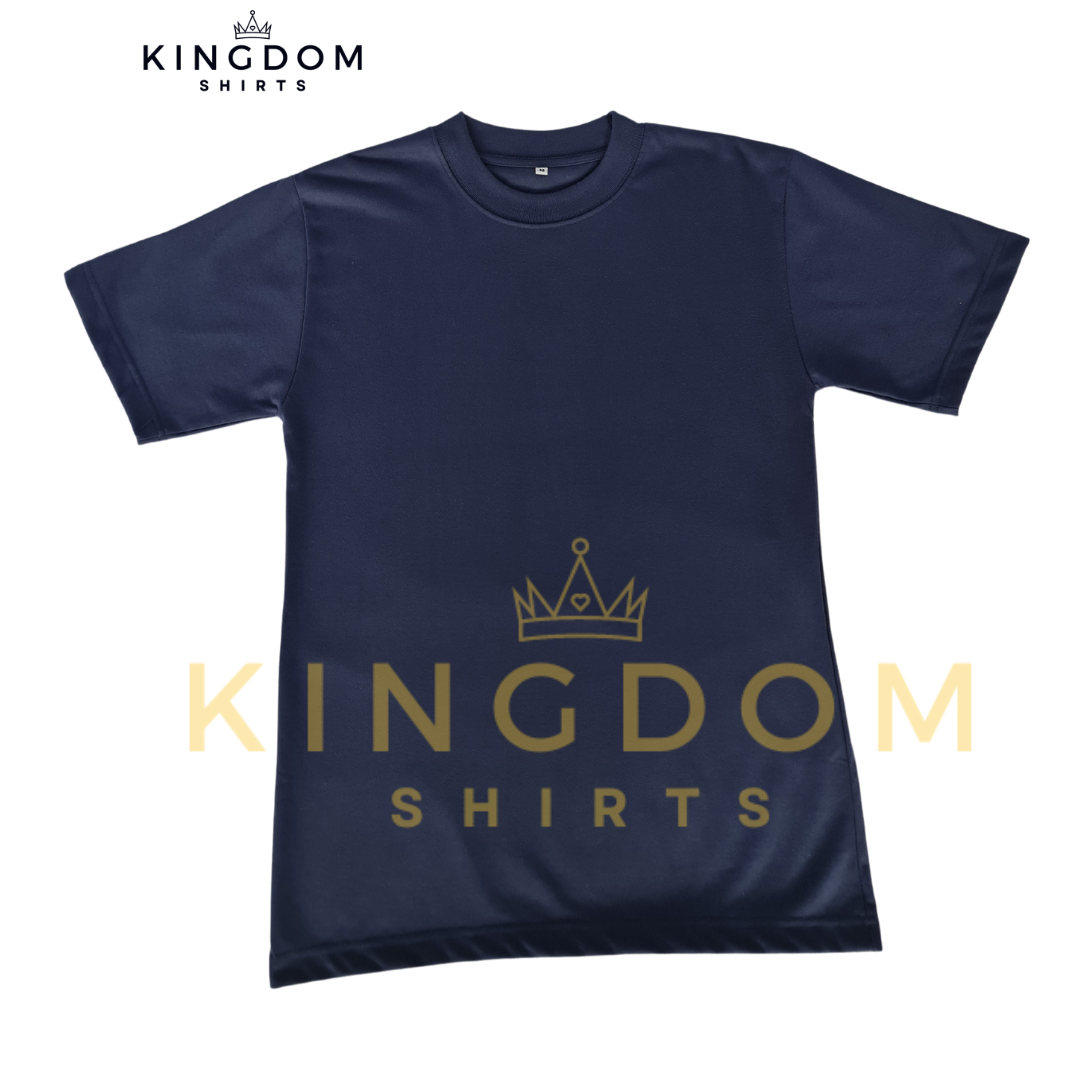 WHOLESALE!! Navy Blue Plain Pro-club Inspired Shirt